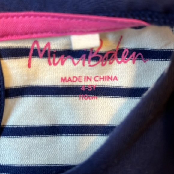 Mini Boden Jersey Pocket Tunic NWOT - Picture 2 of 2